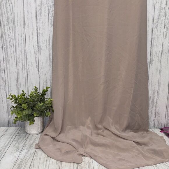 Womens Size S Birdy Grey Kira Chiffon Taupe Bridesmaid Dress NWT - Picture 5 of 10